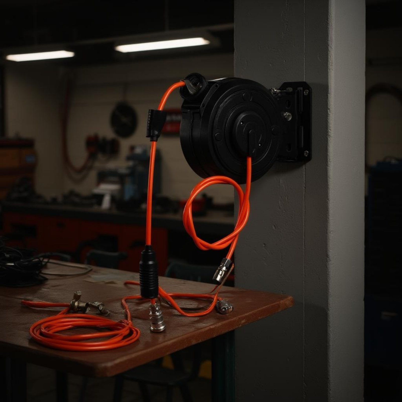 Retractable Air Hose Reel Self - Electric Reel recension och pris