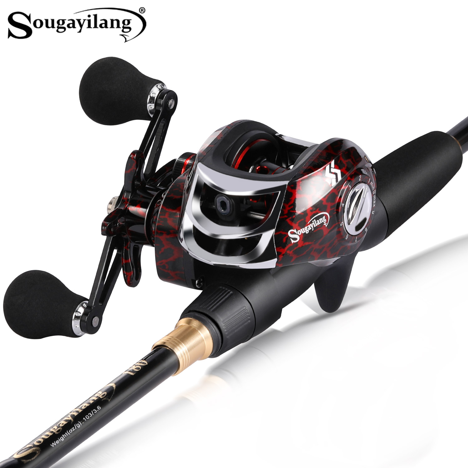 Sougayilang 1.8-2.4m Casting F - Spincast Reel recension och pris